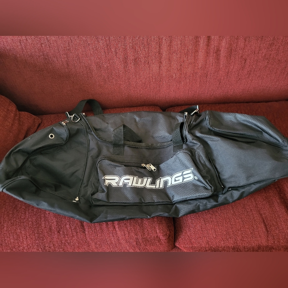 Rawlings Black Sports Duffle Bag